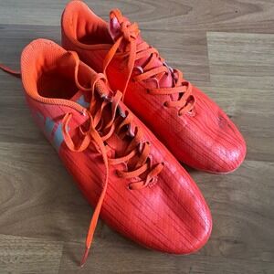 Adidas Soccer Cleats Orange Youth Size‎ 4 US M 3.5 UK FG Football Shoes